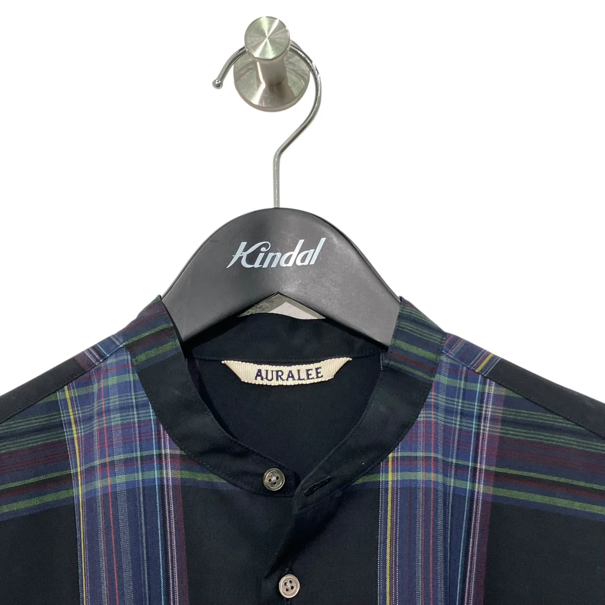 SUPER LIGHT WOOL CHECK MAXI ONE-PIECEチェック長袖ワンピースA9AD02LC - Image 3